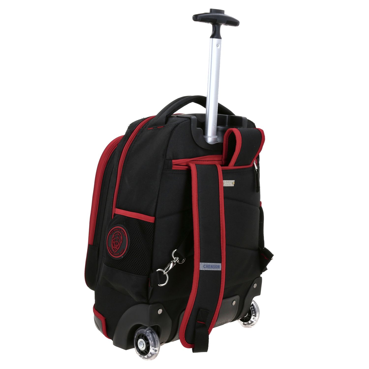 Mochila con Ruedas Miles Morales Negro para Niño - Diversión y Seguridad 3