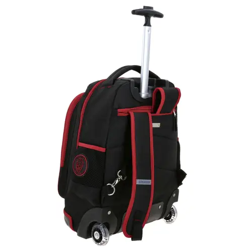 Mochila con Ruedas Spider-Man Miles Morales Negro para Niño - Diversión y Seguridad 3