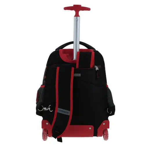 Mochila con Ruedas Miles Morales Negro para Niño - Diversión y Durabilidad - vista 2