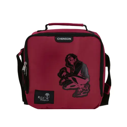 Kit Escolar Spider-Man Miles Morales by Chenson (Lonchera + Lapicera) Magenta Infantil 1