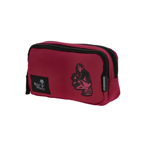 Kit Escolar Spider-Man Miles Morales by Chenson (Lonchera + Lapicera) Magenta Infantil 4