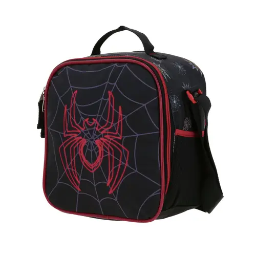 Lonchera escolar térmica Spider-Man Miles Morales by Chenson color negro para niño 2
