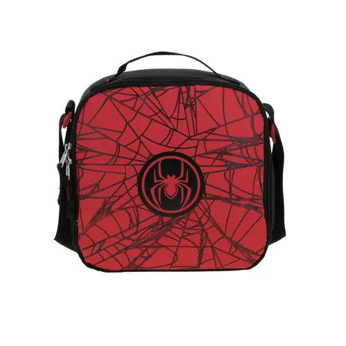 Lonchera escolar para niño Miles Morales by Chenson color negro