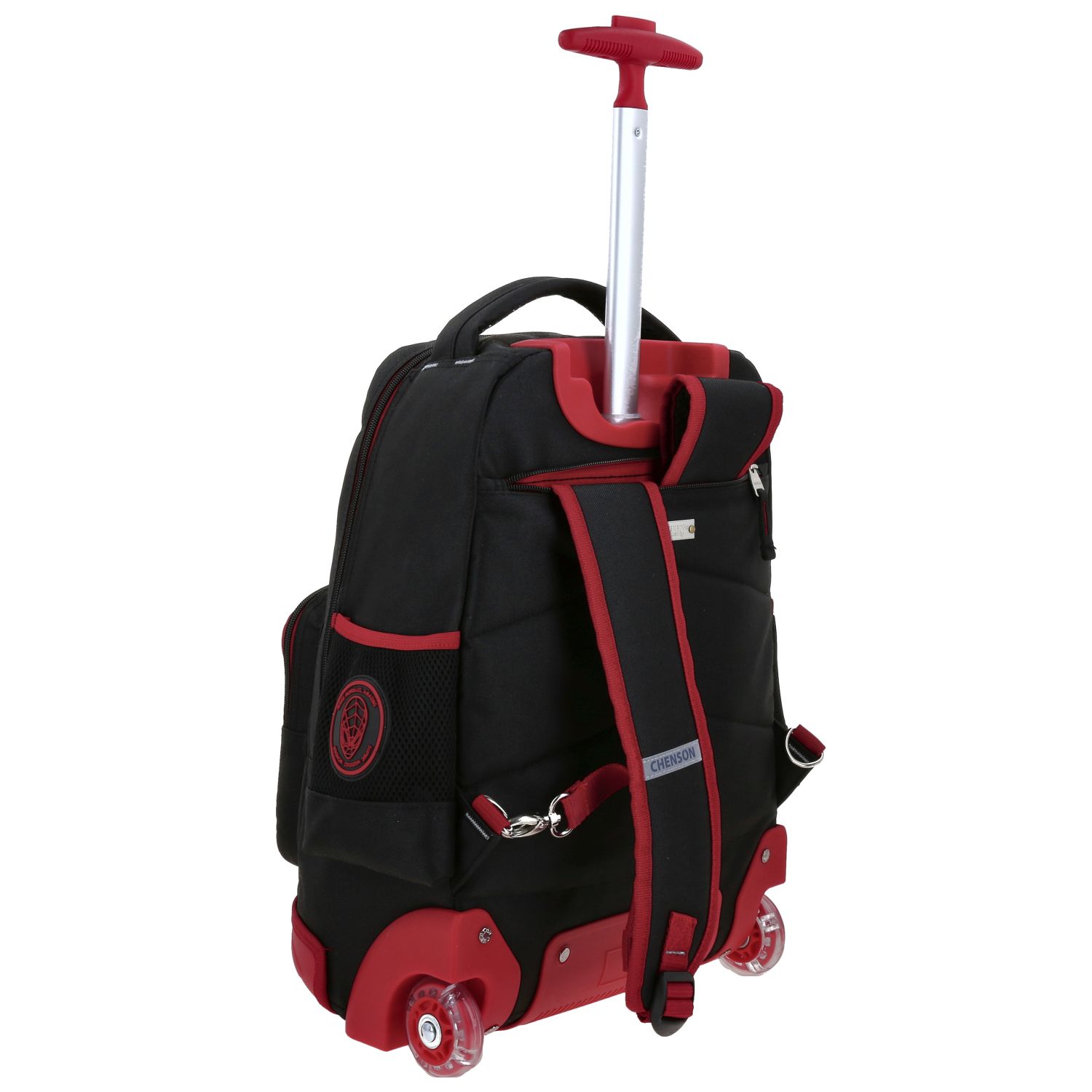 Mochila con Ruedas Miles Morales Negro Escolar Chenson 3