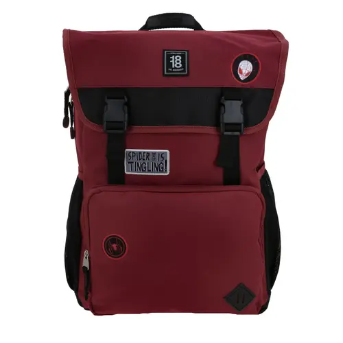 Kit Escolar Spider-Man Miles Morales by Chenson (Mochila + Lapicera) Rojo Infantil 2