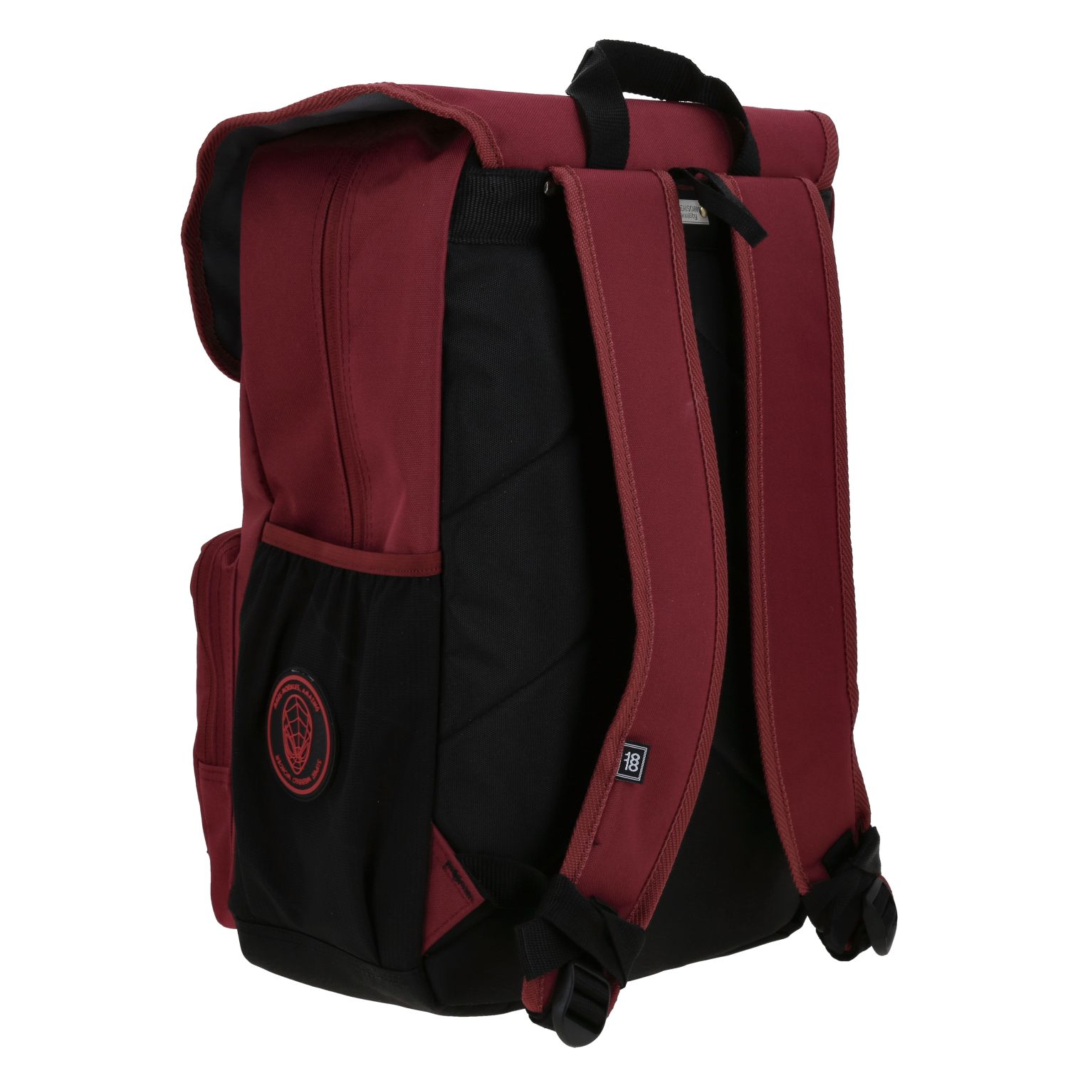 Mochila juvenil para niño Miles Morales by Chenson color rojo divertida 3