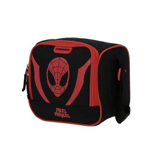 Lonchera escolar térmica Spider-Man Miles Morales by Chenson negra para niño - Modelo MM70599 2