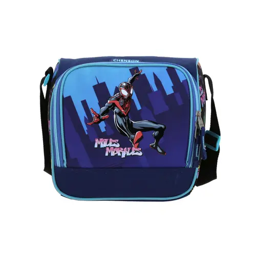 Lonchera escolar térmica Miles Morales Azul para niño - Durabilidad y diversión