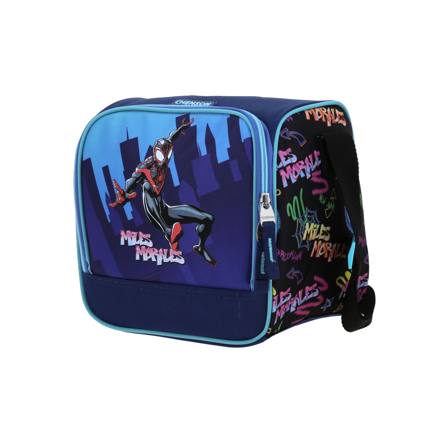 Lonchera escolar térmica Miles Morales Azul para niño - Durabilidad y diversión 2