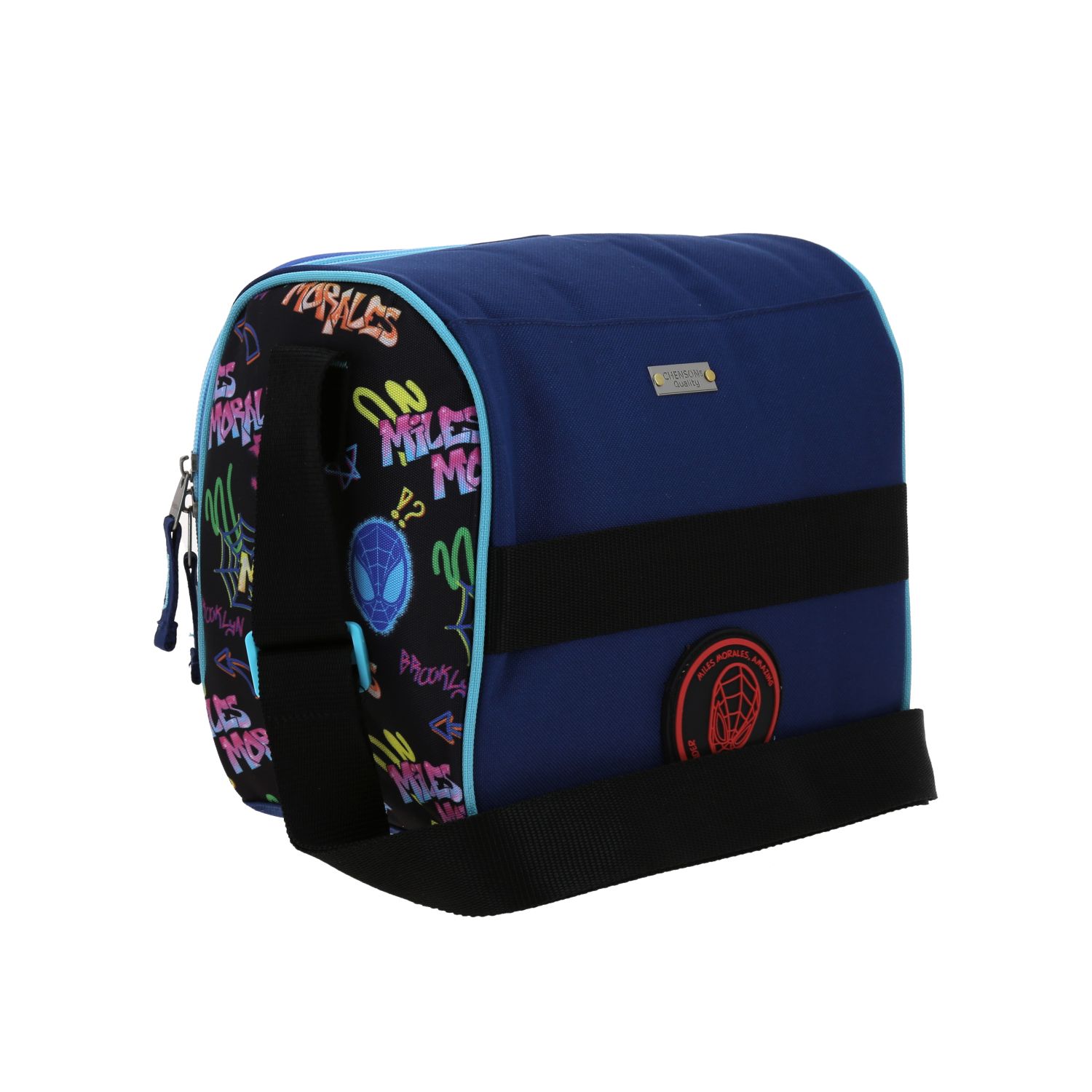 Lonchera escolar térmica Miles Morales Azul para niño - Durabilidad y diversión 3