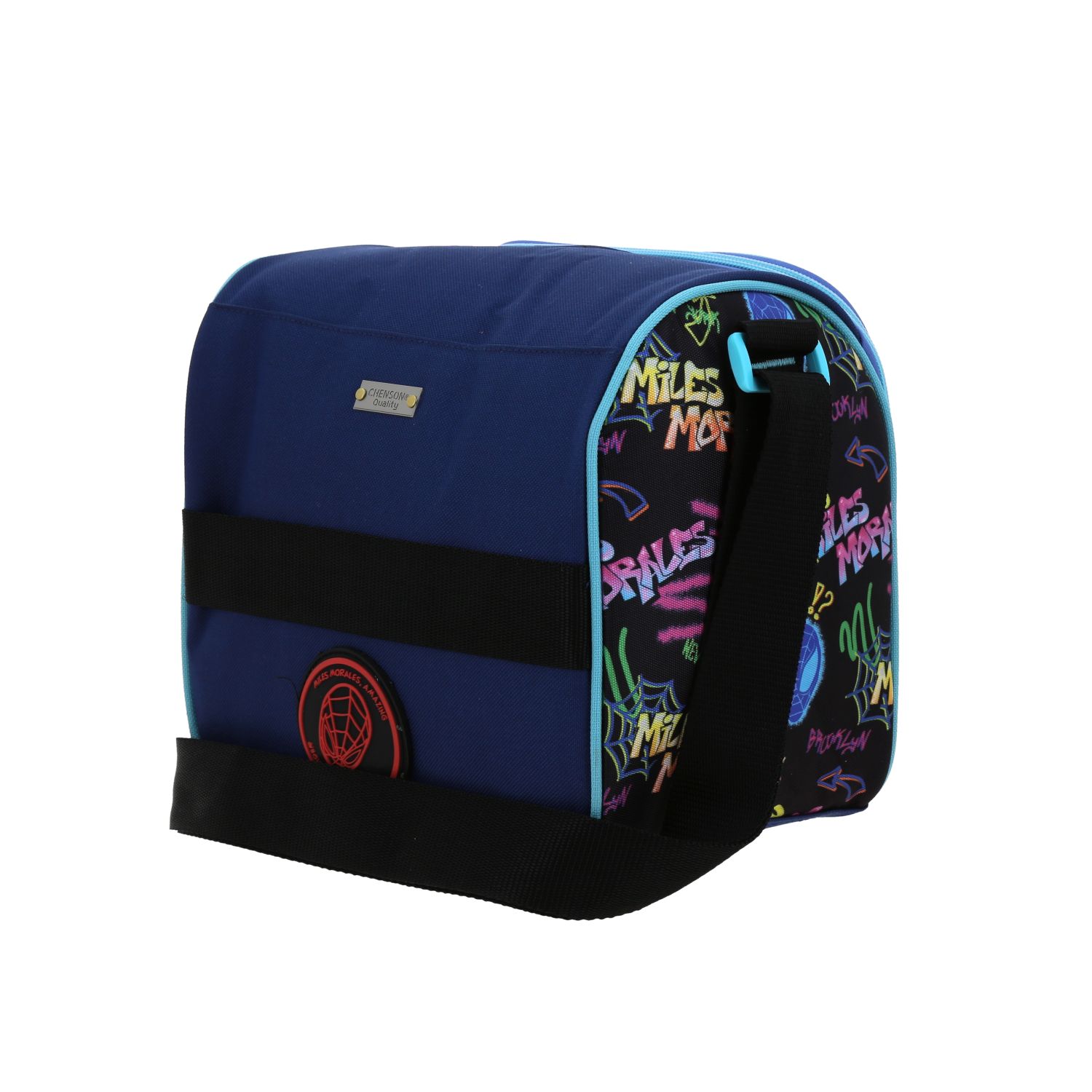 Lonchera escolar térmica Miles Morales Azul para niño - Durabilidad y diversión 5