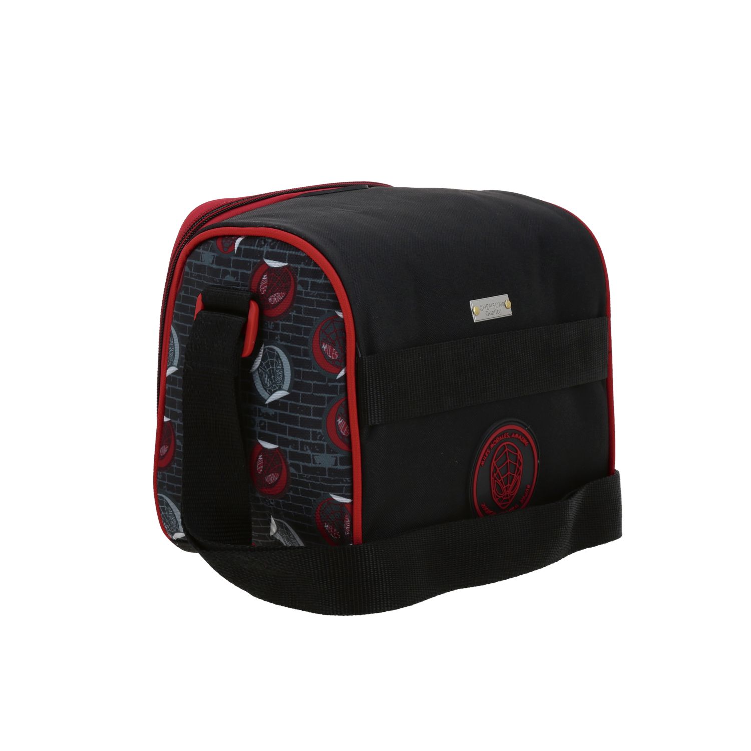 Lonchera Térmica Miles Morales Negro Escolar Chenson 3