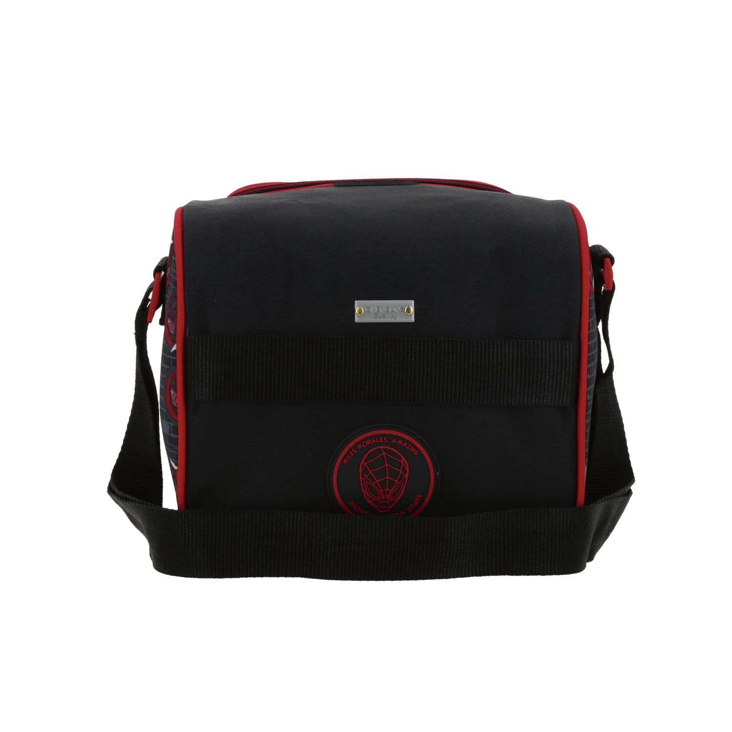 Lonchera Térmica Miles Morales Negro Escolar Chenson 4