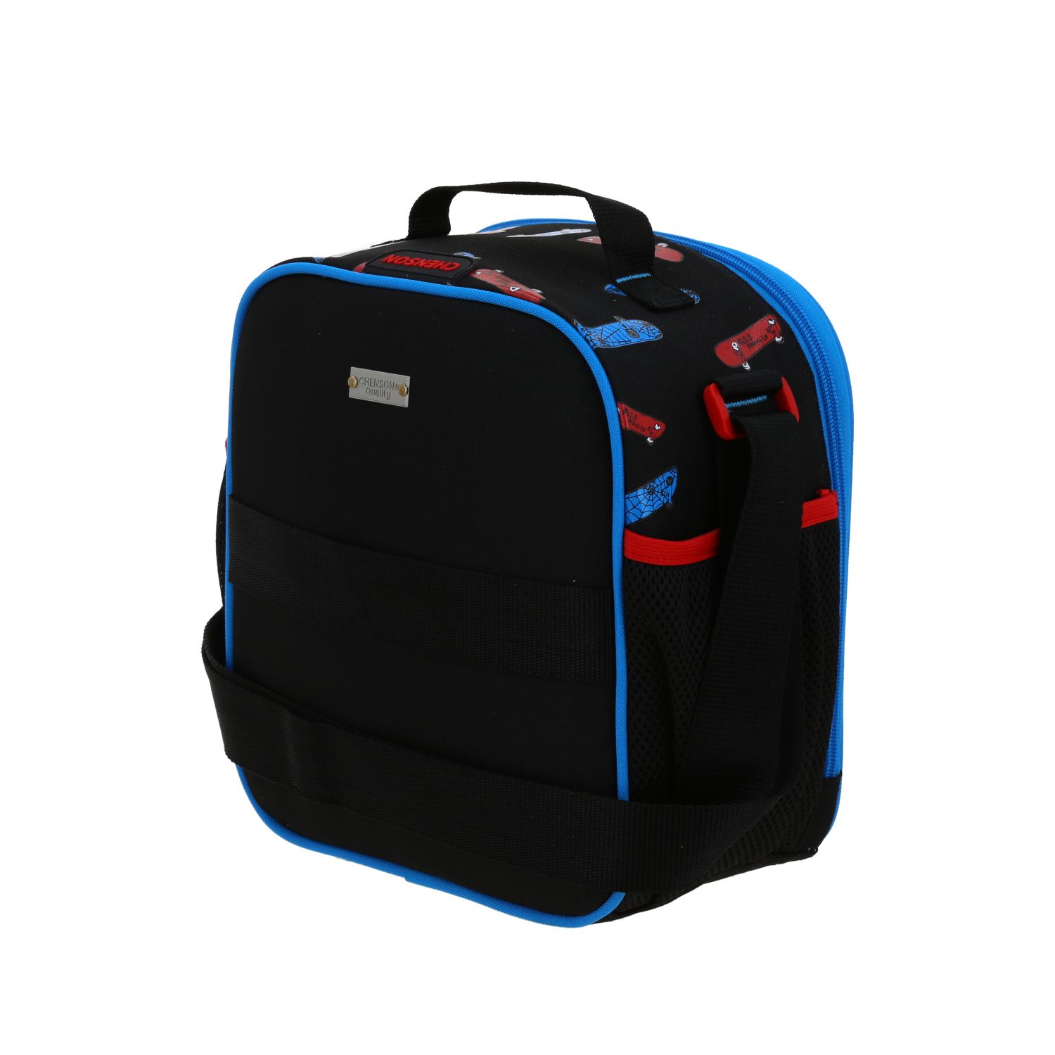 Lonchera Escolar Miles Morales Negro Térmica Chenson 5