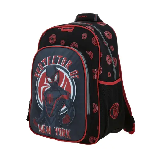 Kit Escolar Spider-Man Miles Morales by Chenson (Mochila + Lonchera) Negro Infantil - Modelo MM70864 2