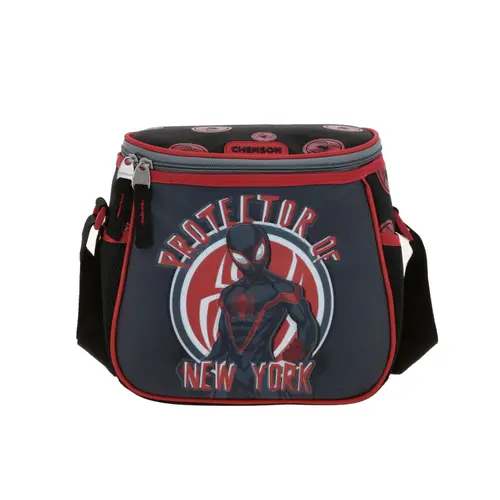 Kit Escolar Spider-Man Miles Morales by Chenson (Mochila + Lonchera) Negro Infantil - Modelo MM70864 3