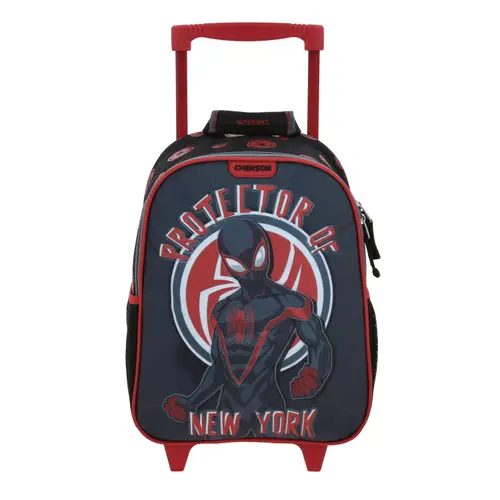 Kit Escolar Spider-Man Miles Morales by Chenson (Mochila + Mochila) Negro Infantil 1