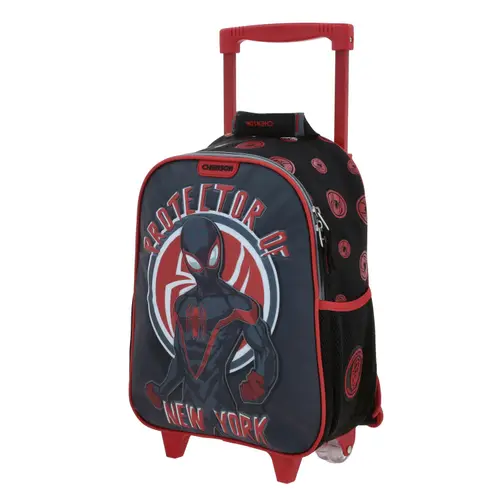 Kit Escolar Spider-Man Miles Morales by Chenson (Mochila + Mochila) Negro Infantil 2
