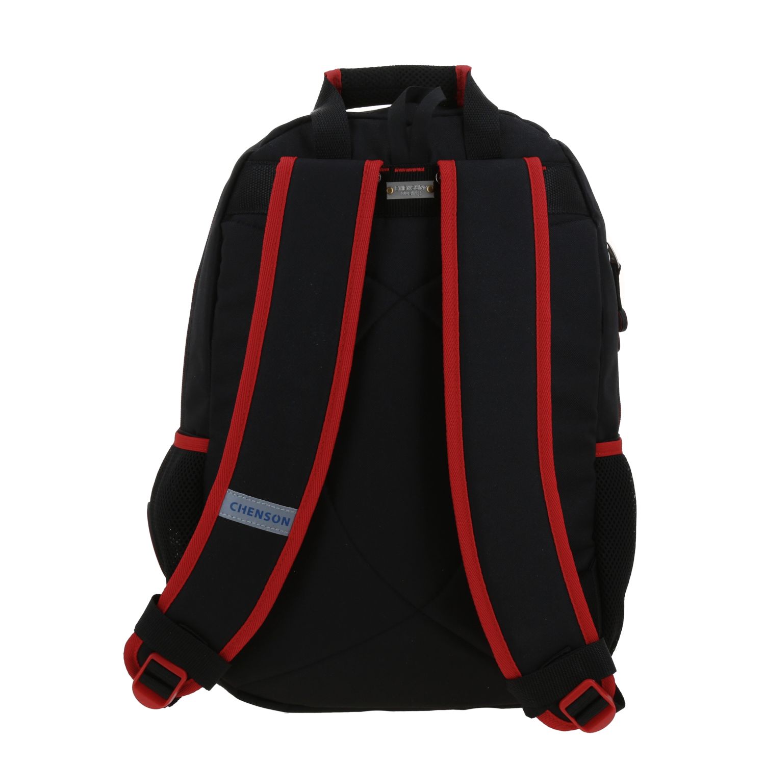 Mochila Escolar Miles Morales Negro Chenson | Compartimentos 4