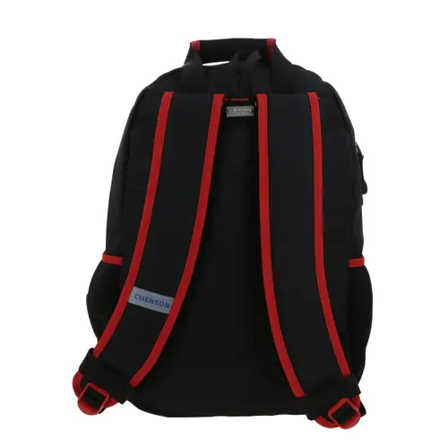 Mochila Escolar Miles Morales Negro Chenson | Compartimentos - vista 2