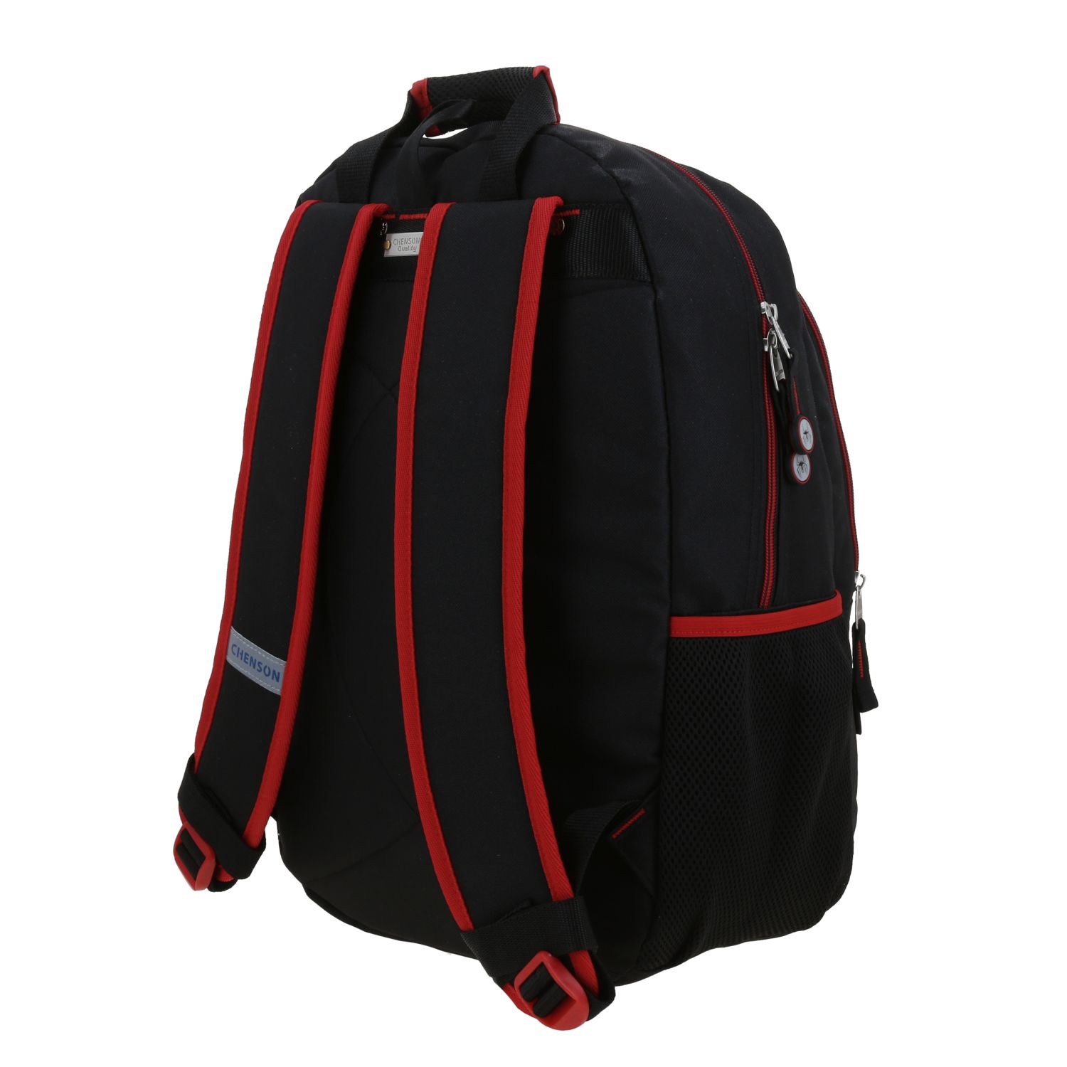 Mochila Escolar Miles Morales Negro Chenson | Compartimentos 5
