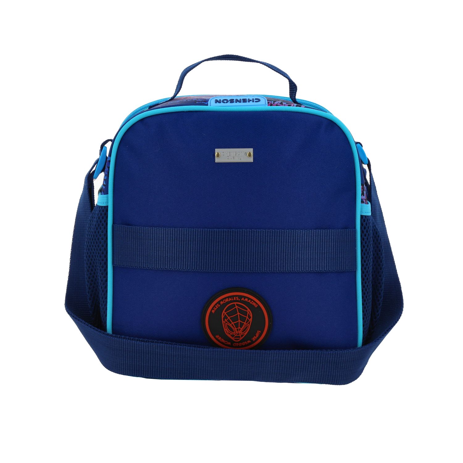Lonchera Escolar Miles Morales Azul Térmica Chenson 4