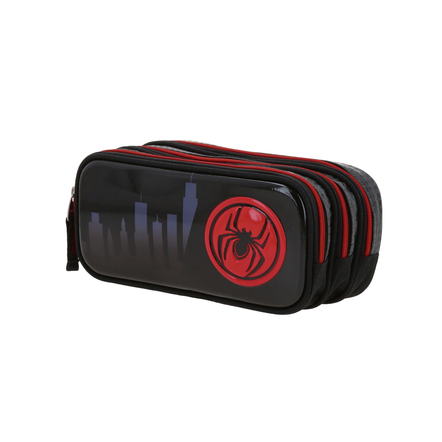 Lapicera Miles Morales Gris Escolar Chenson | Estuche Infantil 2