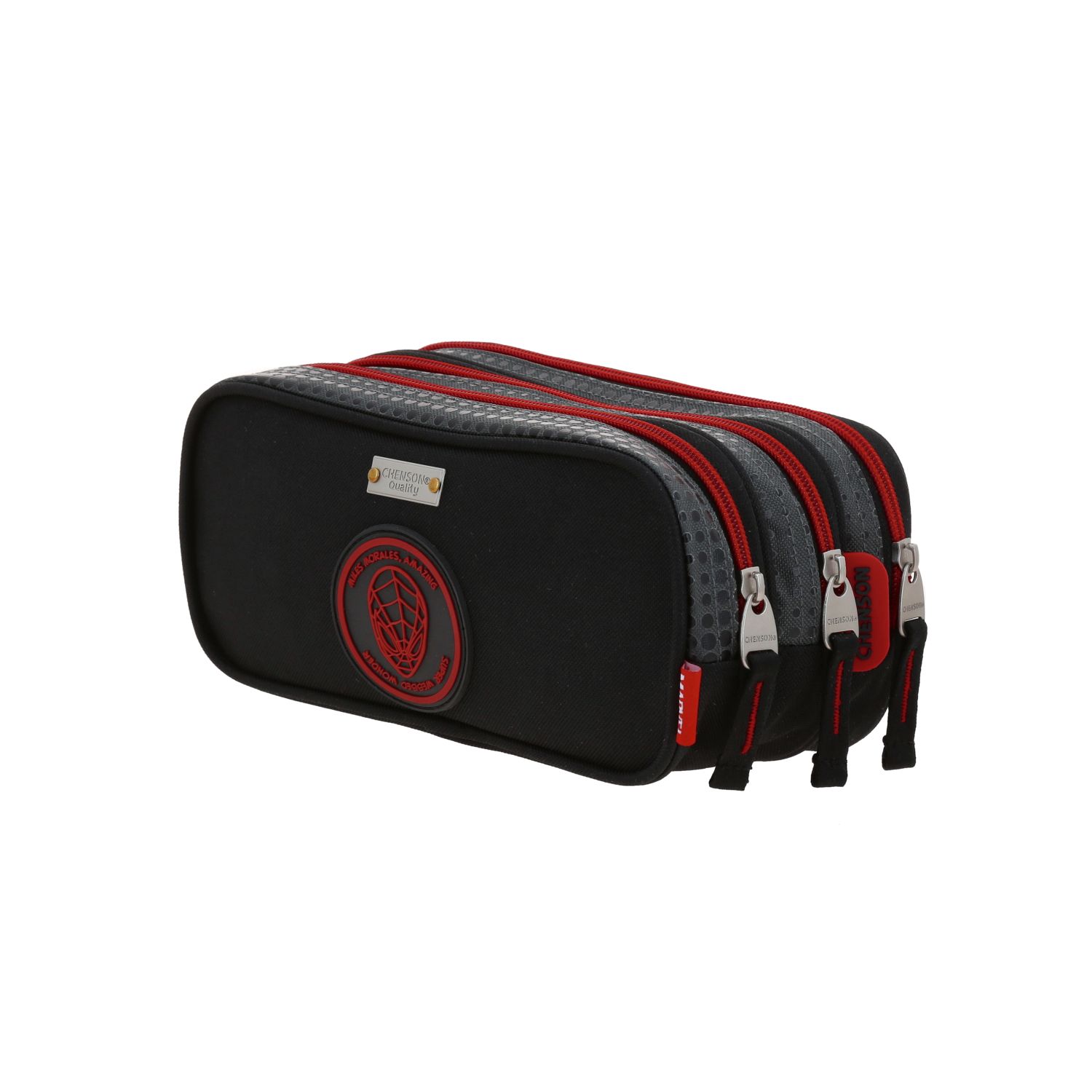 Lapicera Miles Morales Gris Escolar Chenson | Estuche Infantil 5