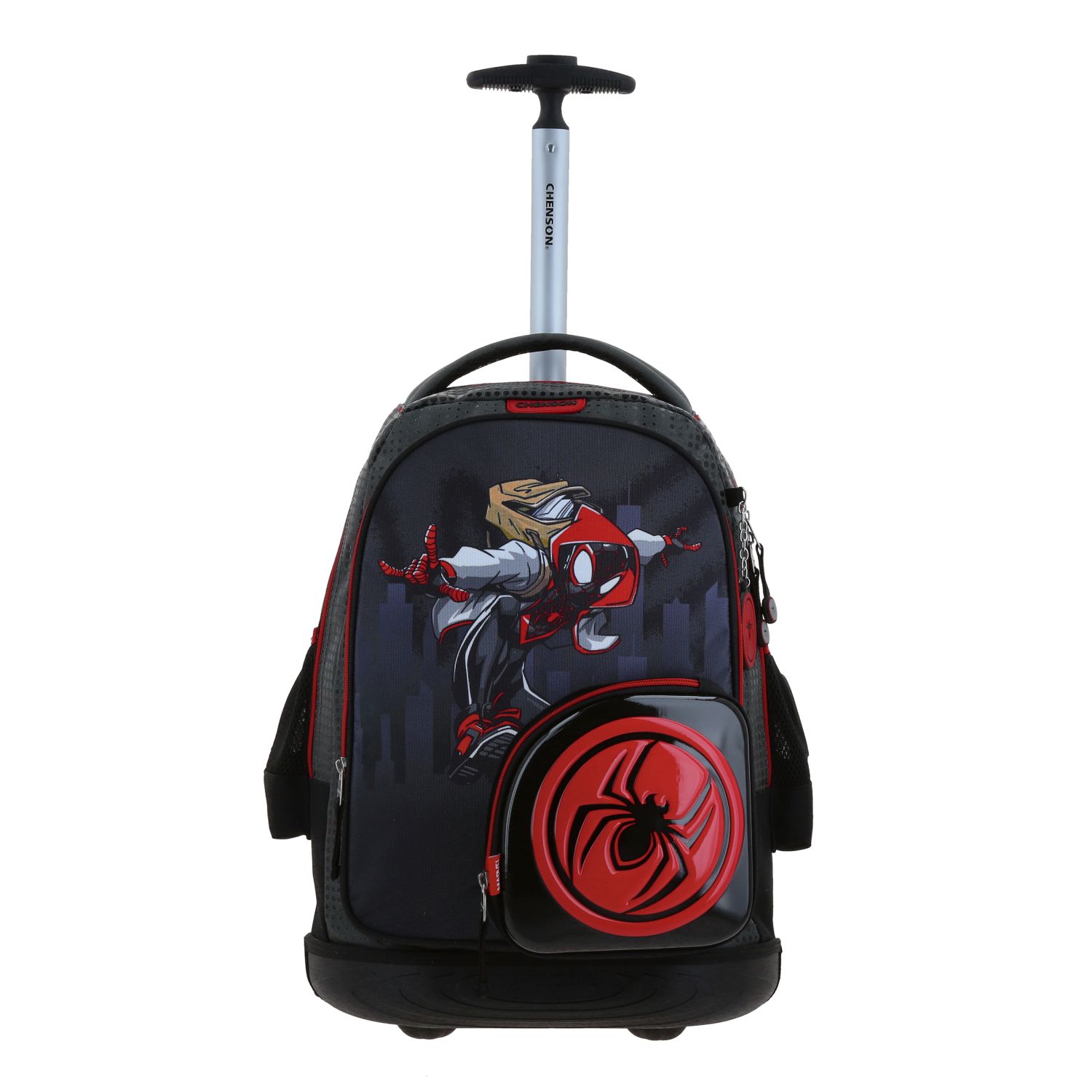 Kit Escolar Miles Morales by Chenson (Mochila + Mochila) Gris Infantil 2