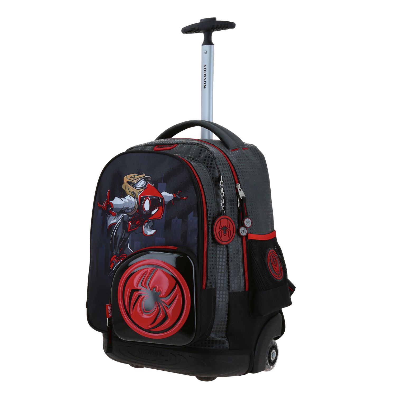 Kit Escolar Miles Morales by Chenson (Mochila + Mochila) Gris Infantil 3