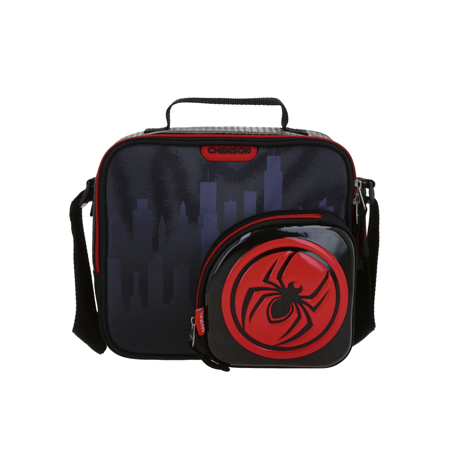 Kit Escolar Miles Morales by Chenson (Mochila + Mochila) Gris Infantil 4
