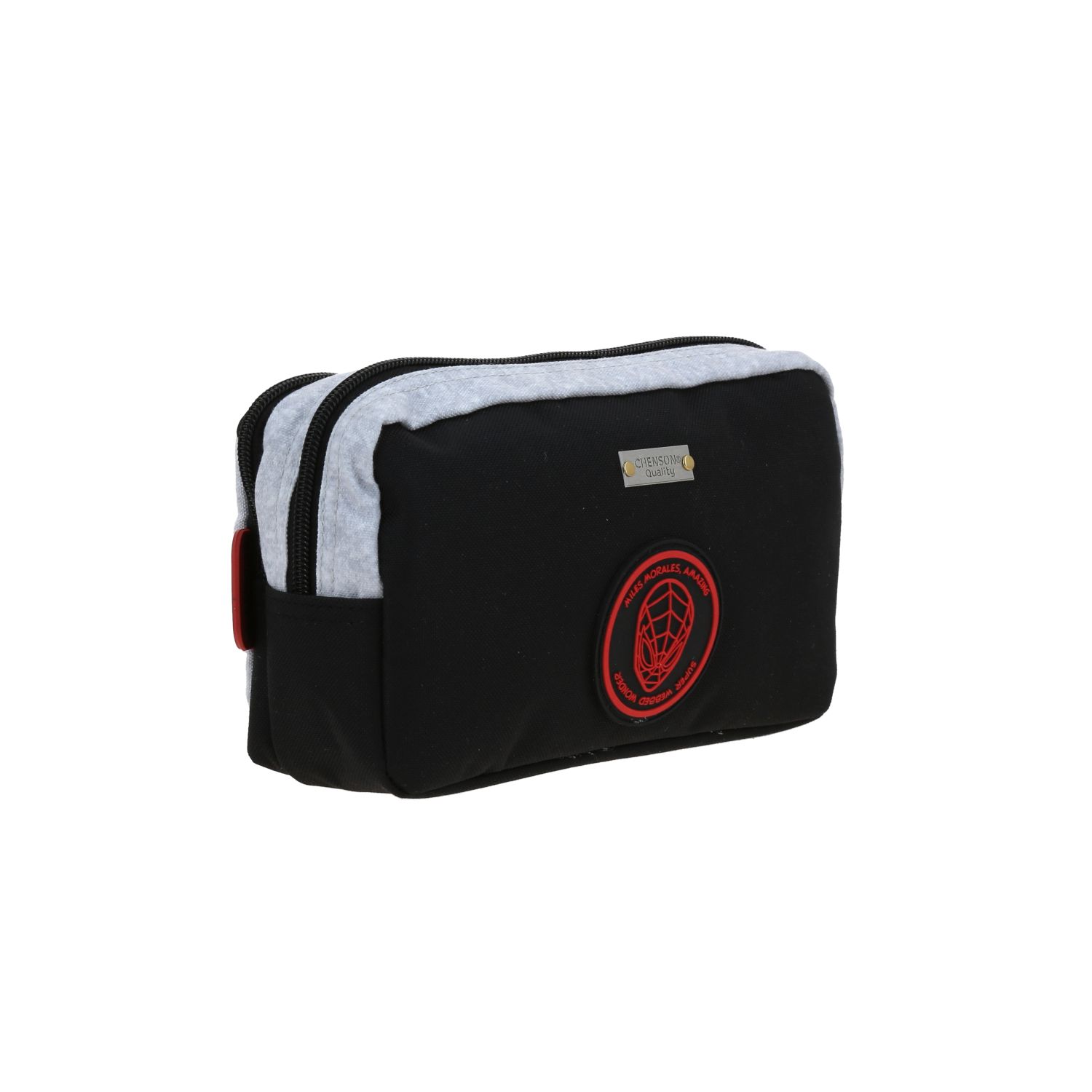 Lapicera Miles Morales Gris Escolar Infantil Chenson 3