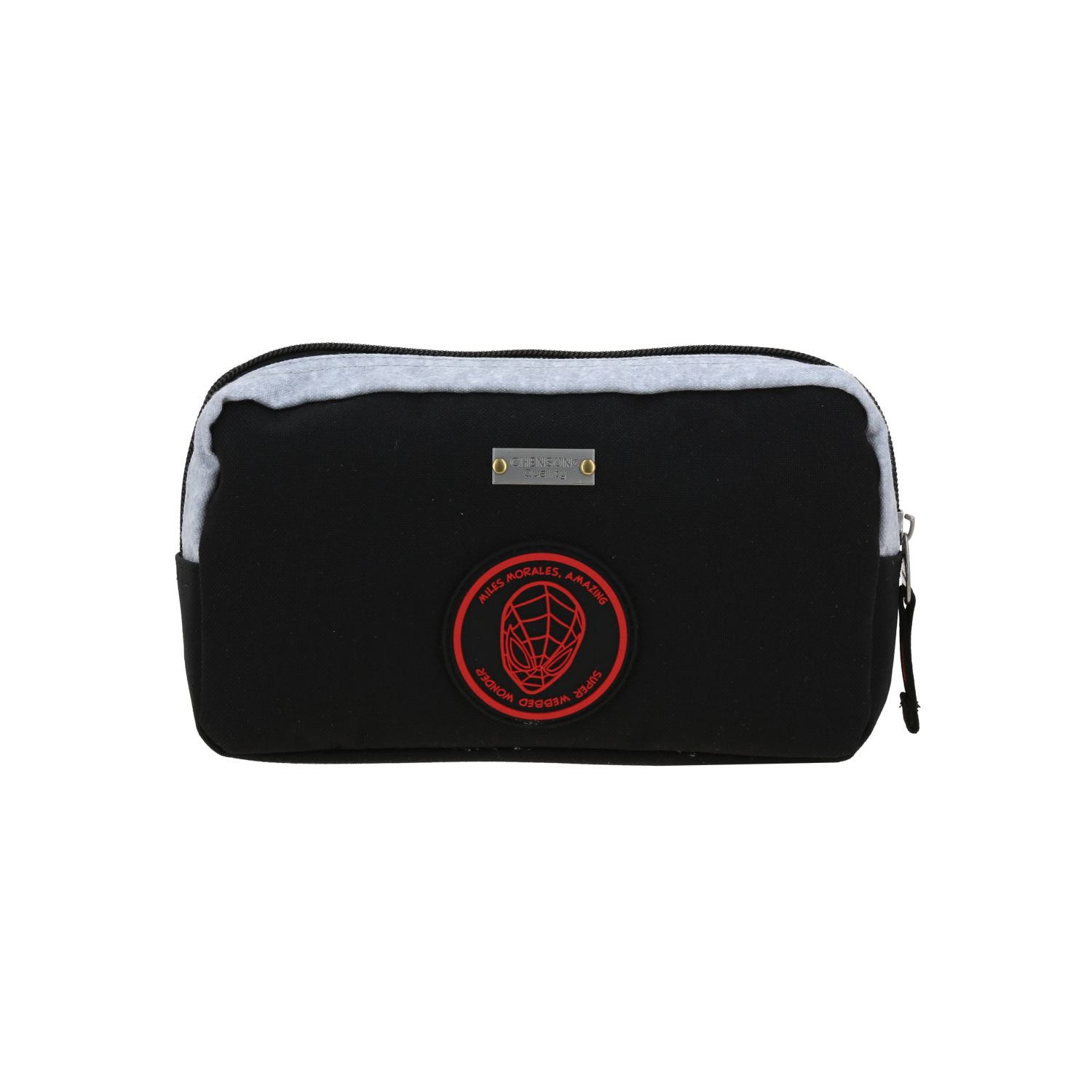 Lapicera Miles Morales Gris Escolar Infantil Chenson 4