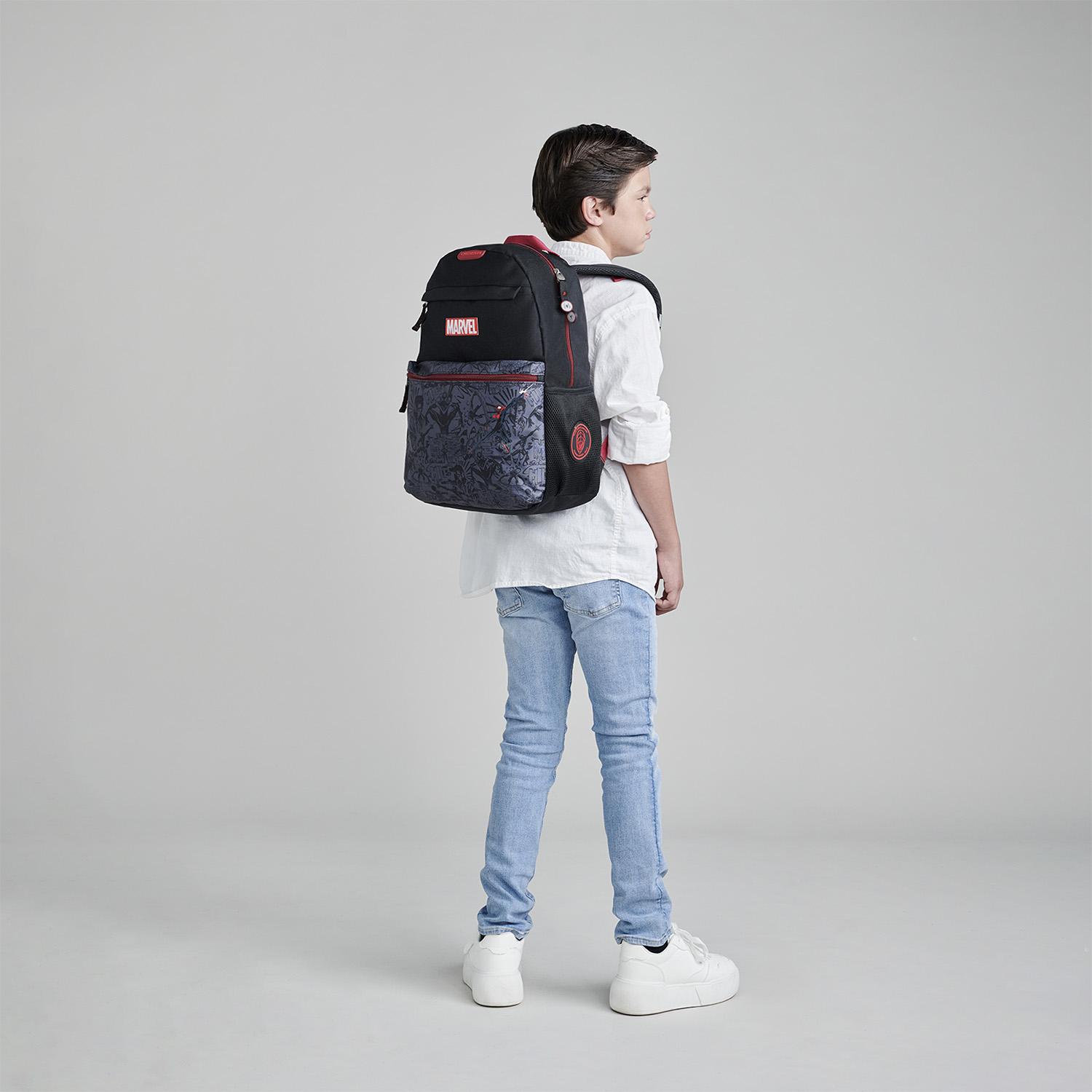 Mochila Escolar Miles Morales Negro Chenson | Backpack Infantil - vista 2