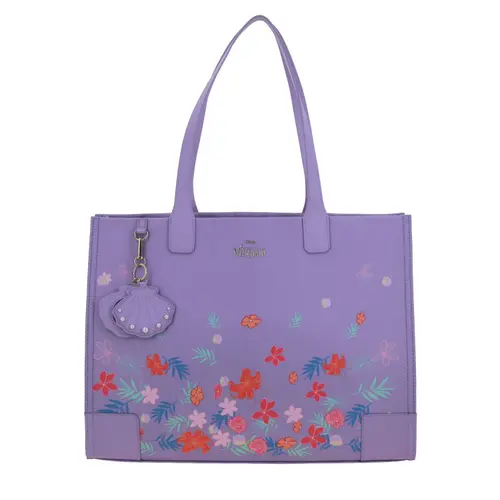 Bolsa grande escolar Princesas Violeta con broche imán - Chenson