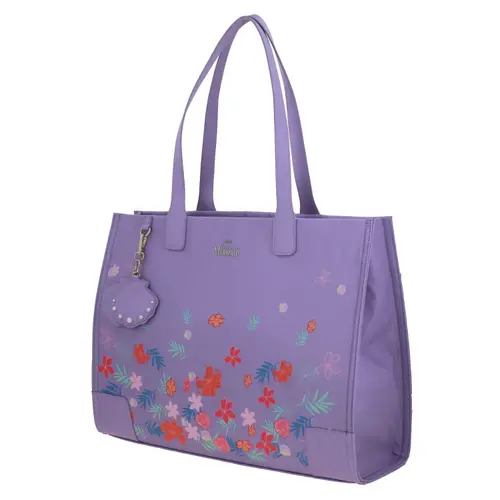 Bolsa grande escolar Princesas Violeta con broche imán - Chenson - vista 2