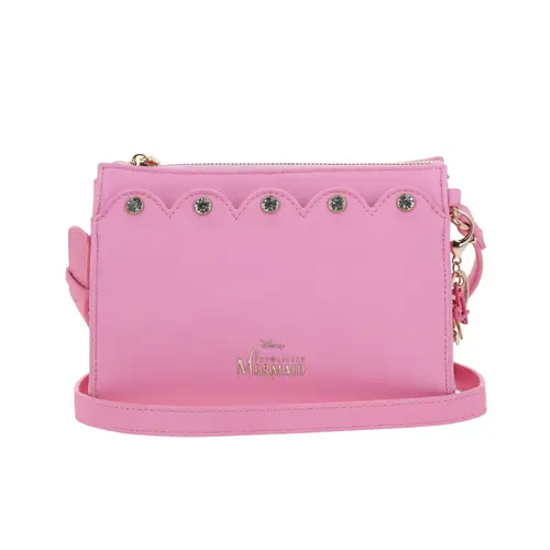 Bolsa de Lado Princesas by Chenson Rosa - Bandolera Escolar Niña