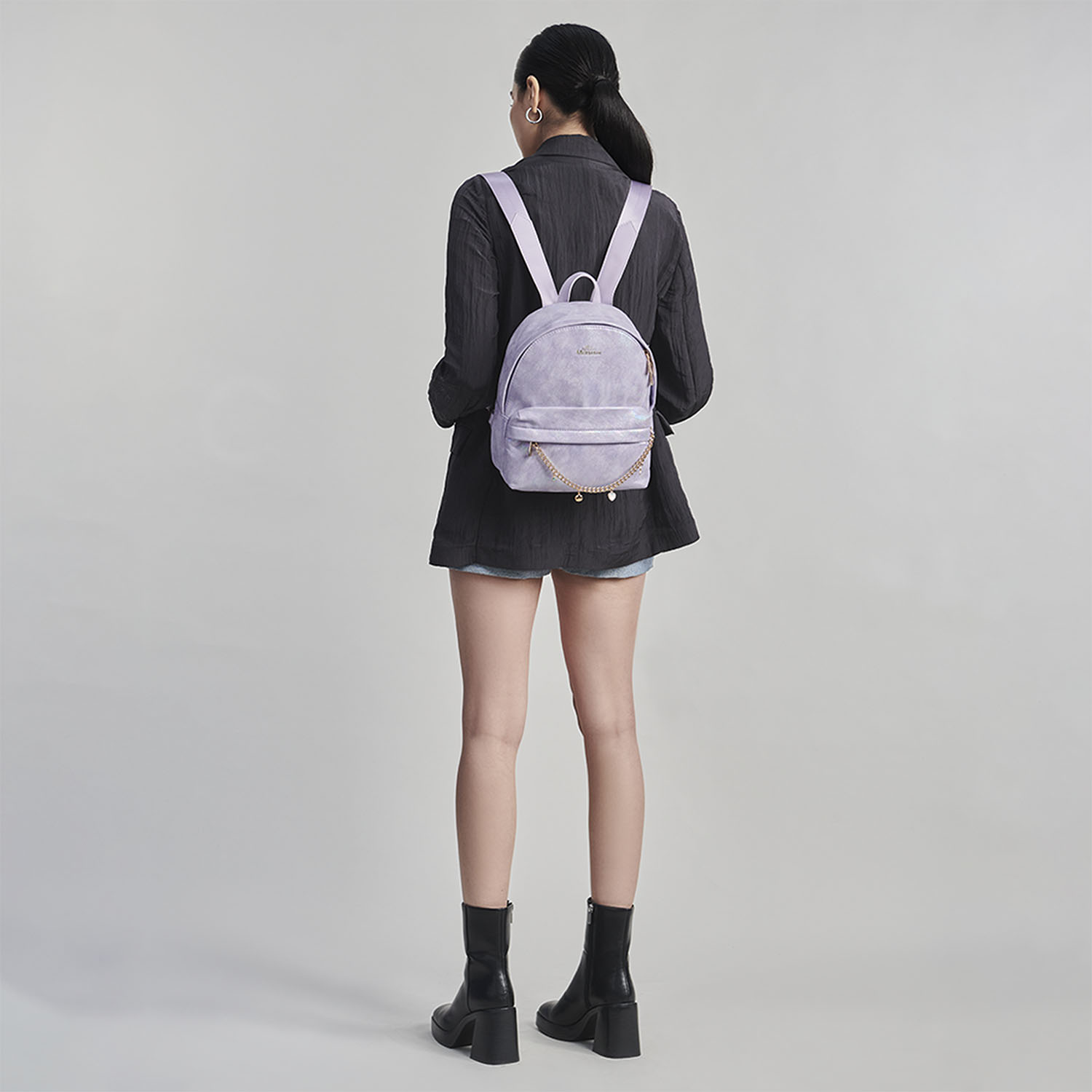 Mochila Escolar Princesas by Chenson Violeta - Niña - vista 2