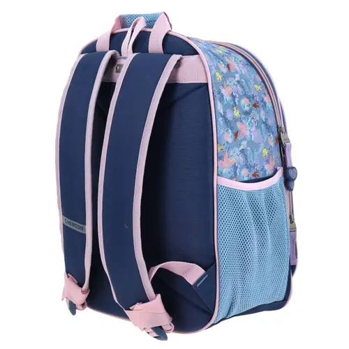 Mochila escolar para niña Ariel La Sirenita by Chenson azul con amplio compartimento 5