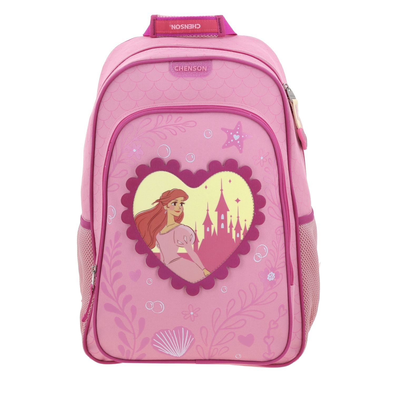 Kit Escolar Princesas by Chenson (Mochila + Lonchera + Lapicera) infantil 2