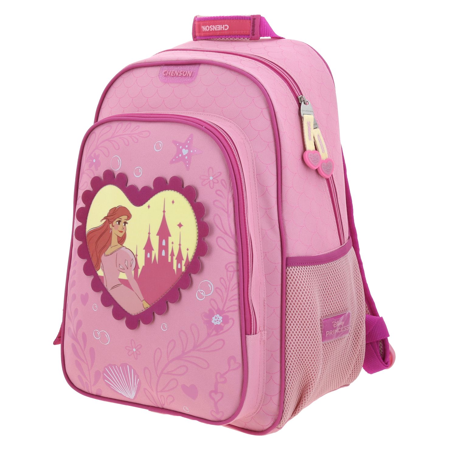 Kit Escolar Princesas by Chenson (Mochila + Lonchera + Lapicera) infantil 3