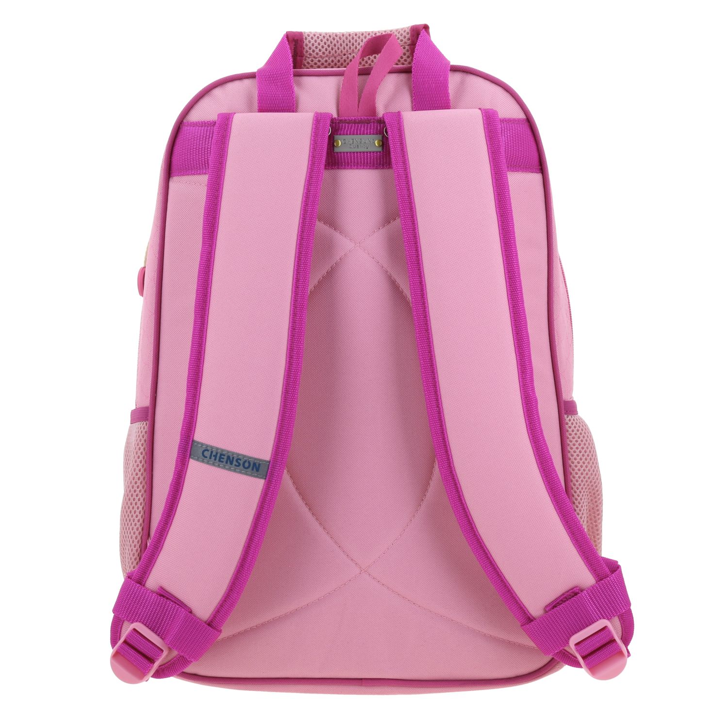 Mochila escolar para niña Princesas by Chenson color rosa divertida y segura 4