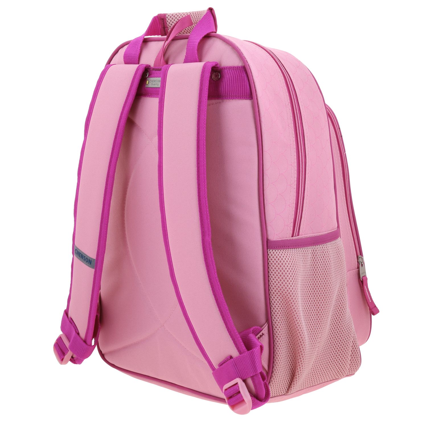 Mochila escolar para niña Princesas by Chenson color rosa divertida y segura 5