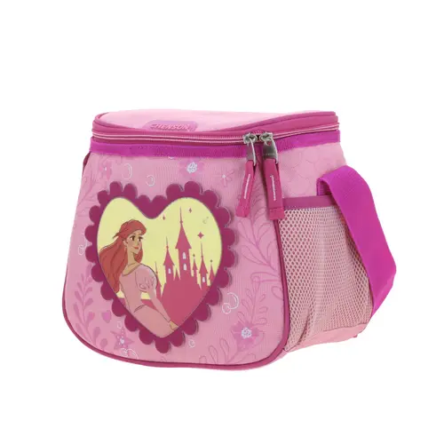 Kit Escolar Ariel La Sirenita by Chenson (Lonchera + Lapicera) Rosa Infantil - vista 2