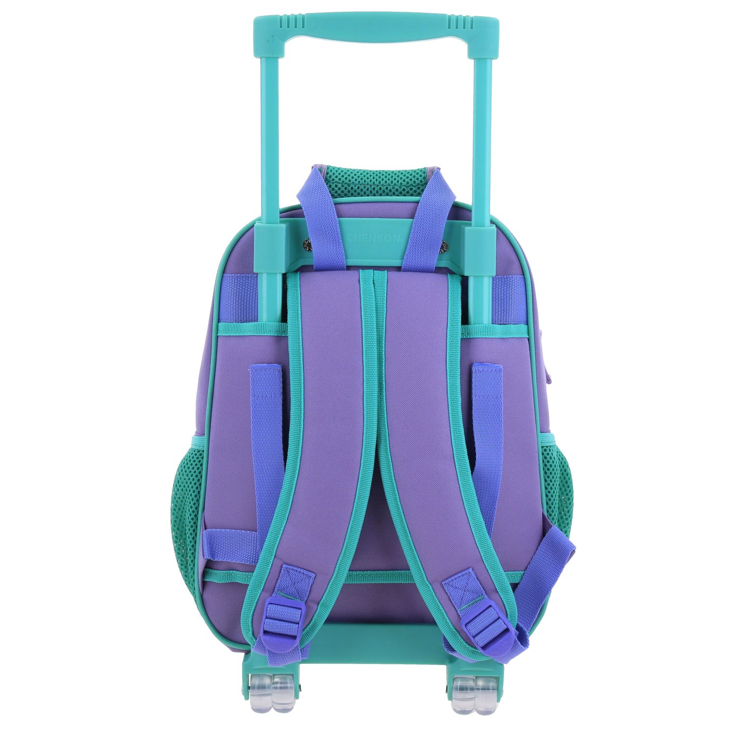 Mochila con Ruedas Princesas by Chenson Violeta para Niña - Diversión y Seguridad 4