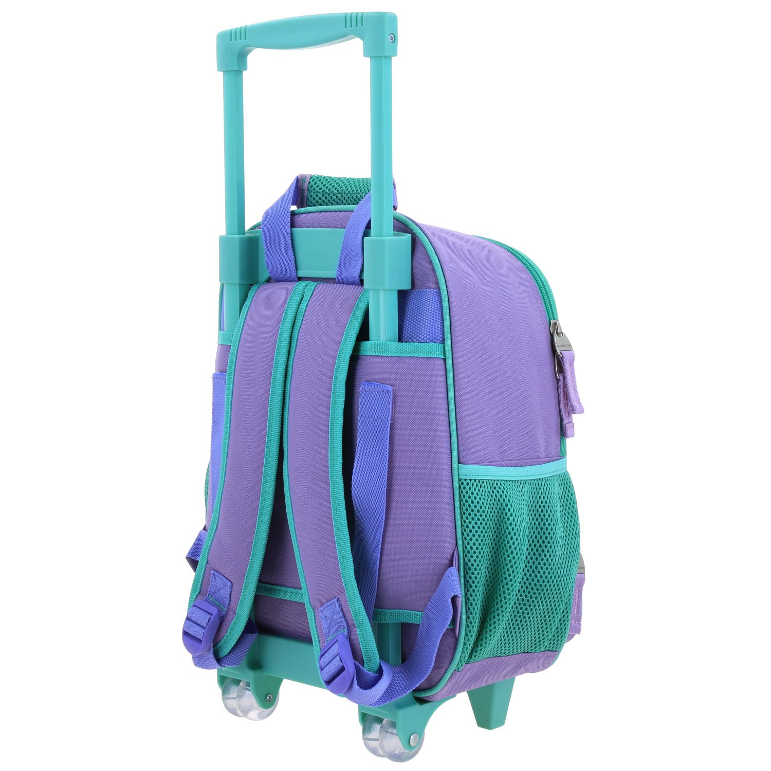 Mochila con Ruedas Princesas by Chenson Violeta para Niña - Diversión y Seguridad 5