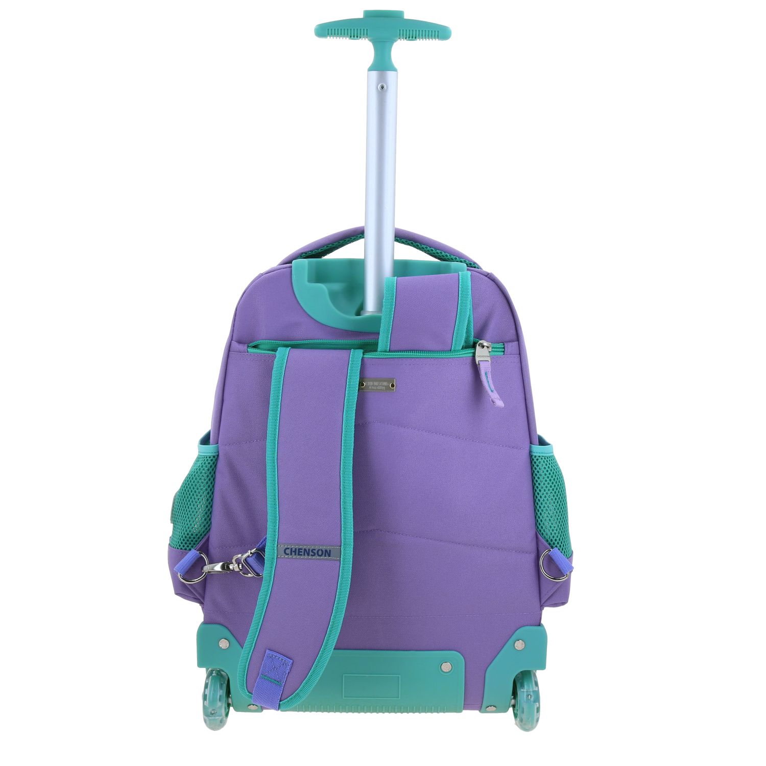 Mochila con Ruedas Princesas by Chenson Violeta para Niña - Diversión y Durabilidad 4