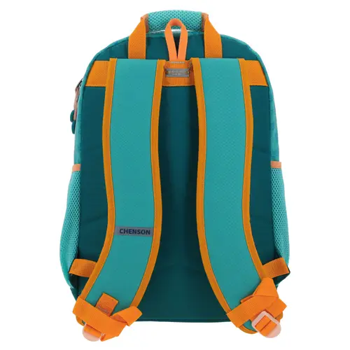 Mochila escolar para niña Princesa Moana by Chenson Turquesa con múltiples bolsillos 4