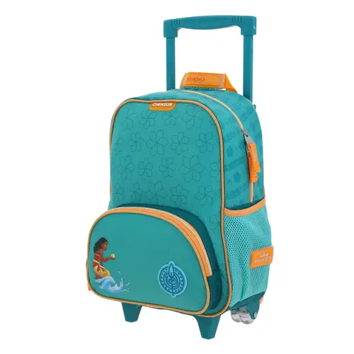 Mochila con Ruedas Princesa Moana by Chenson Turquesa para Niña - Divertida y Segura - Modelo PR70398 2