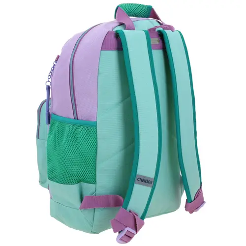 Mochila escolar para niña Ariel La Sirenita by Chenson turquesa con seguridad y diversión 3